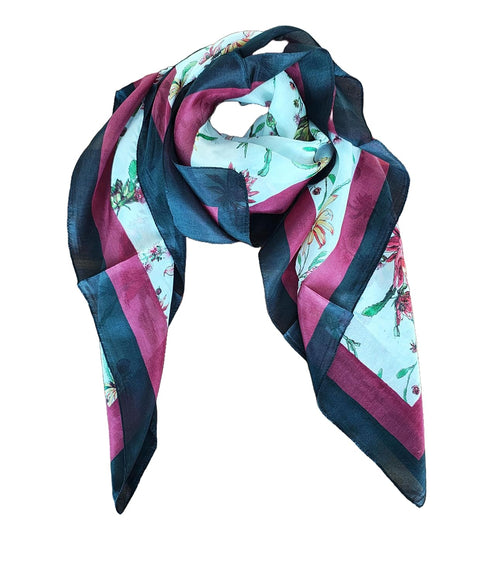 Women's Silk Fancy Desigen Scarf & Wrap | Trendy Classic Stole for Dress, Summerwear Scarf
