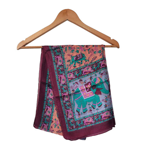 Elegant, Lightweight Fashion Wrap with Fringe Tassels, 160cm x 85cm