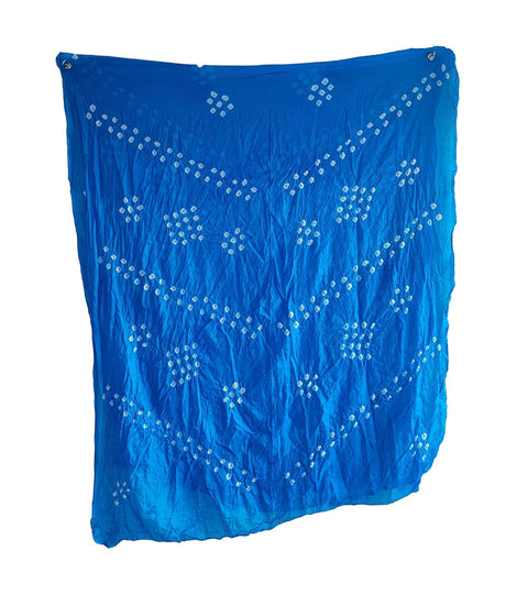 Multicolor Tie-Dye SIlk Dupatta, Handcrafted Bandhani Style, Ethnic Scarf