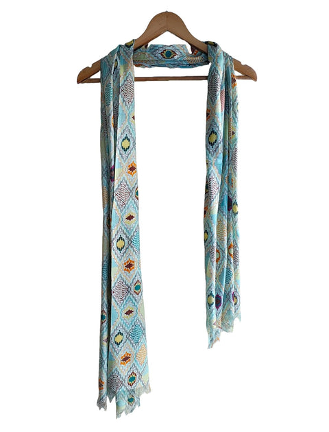 Women's Viscose Summer Stoles size 185 X 75 Cm