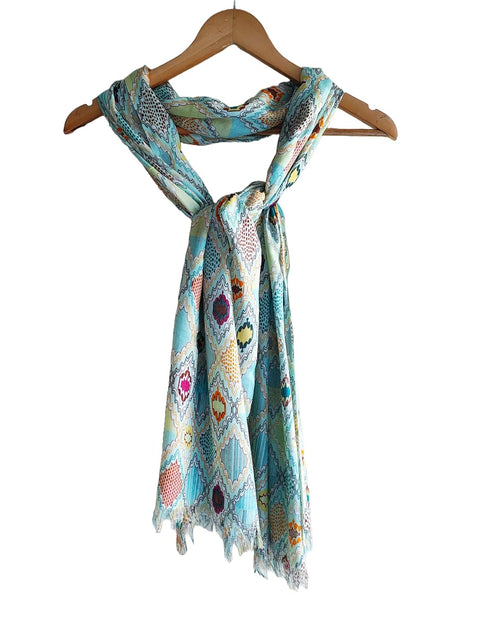 Women's Viscose Summer Stoles size 185 X 75 Cm