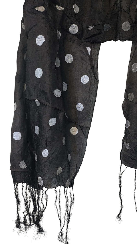 Elegant, Lightweight Fashion Wrap with Fringe Tassels, 160cm x 85cm
