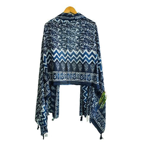 Lightweight Pure Cotton Breathable Stole Scarf for Summer, Size2,25 Mtr