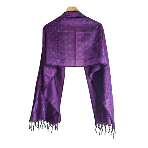 Traditional Banarasi Silk Stole - Festive Occasion Wear