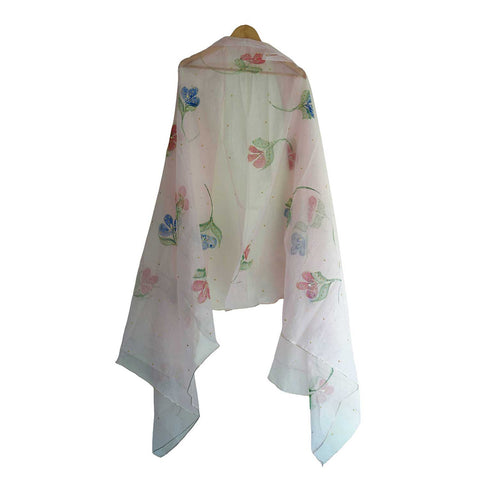 Women's Embroidered Organza Dupatta Size W 95 Cm X L 210 Cm…