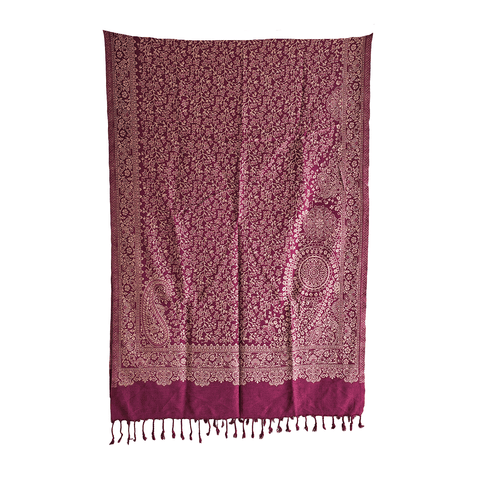 Warm and Elegant: Winter Viscose & Acrylic Stole
