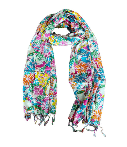 Women's Viscose Summer Stoles size 185 X 75 Cm