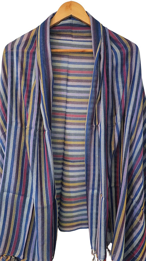 Stole styled showing tassel and print detail