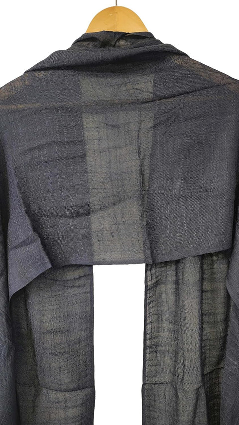 Plain Rayon Scarf (Blue)