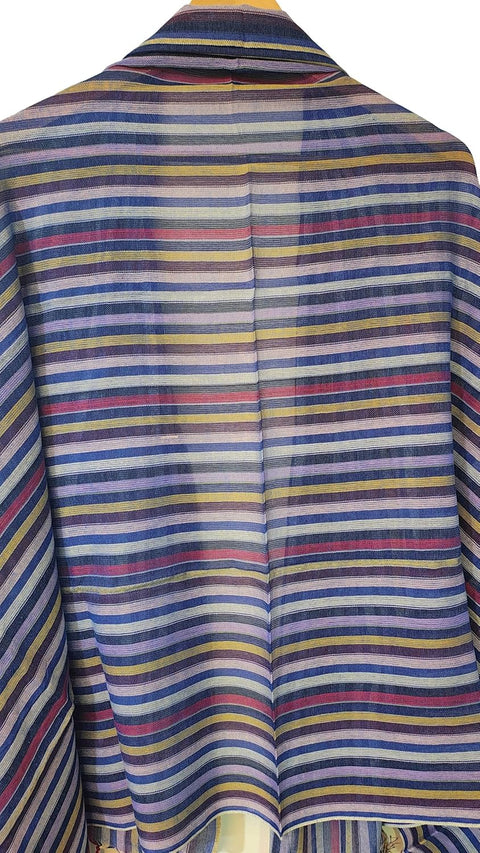 Tassel and border detail on Rayon Stole