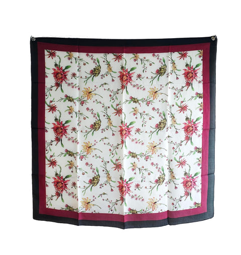 Women's Silk Fancy Desigen Scarf & Wrap | Trendy Classic Stole for Dress, Summerwear Scarf
