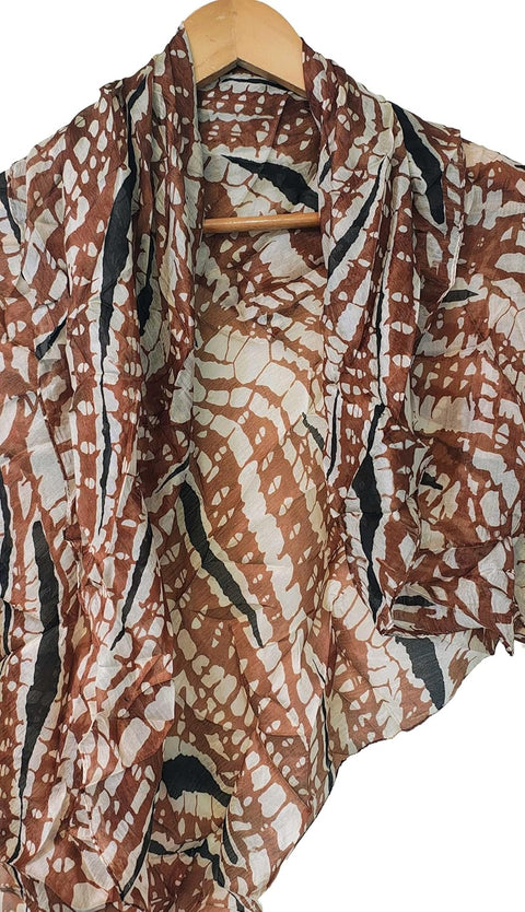 Elegant, Lightweight Fashion Wrap with Fringe Tassels, 160cm x 85cm