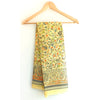 Khadi Cotton Silk Lemon Yellow Color Floral Design Print Dupatta