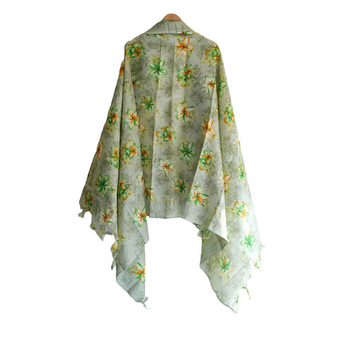 Khadi Cotton Floral Printed Design Dupatta