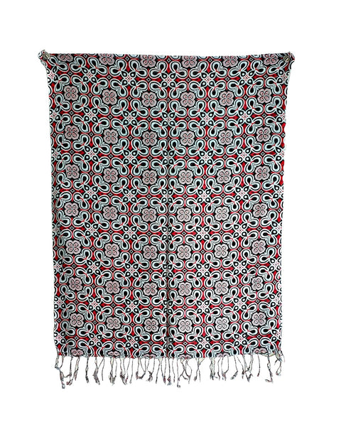 Women's Viscose Summer Stoles size 185 X 75 Cm