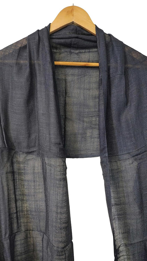 Plain Rayon Scarf (Blue)