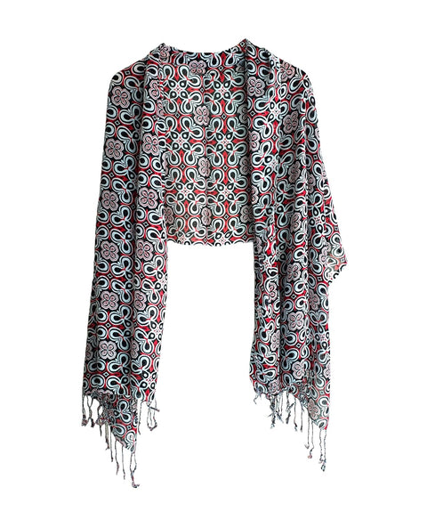 Women's Viscose Summer Stoles size 185 X 75 Cm