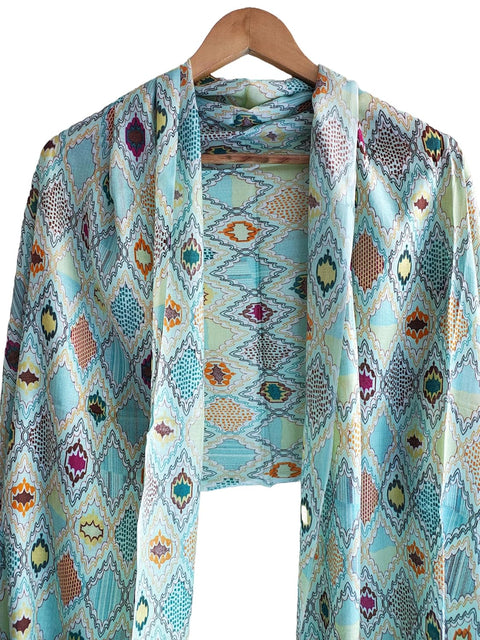 Women's Viscose Summer Stoles size 185 X 75 Cm