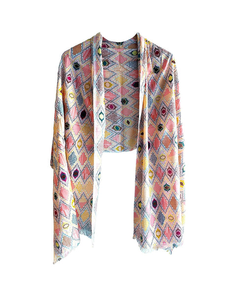 Women's Viscose Summer Stoles size 185 X 75 Cm