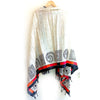 Khadi Cotton Silk Multi Color Tribal Design Print Dupatta