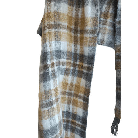 Earthy Elegance Embroidered Wool Stole | Artisan Winter Wrap (G7-I1CK-4L6Q)