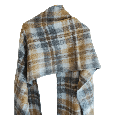 Earthy Elegance Embroidered Wool Stole | Artisan Winter Wrap (G7-I1CK-4L6Q)