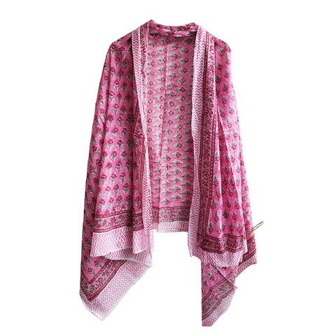 Bagru Block Print Sarong, Sarong Beach Wrap, Cotton Sarong,Pareo, Summer Pareo ,Size 45X80 Inc