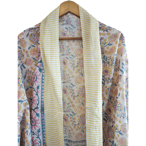 Bagru Block Print Sarong, Sarong Beach Wrap, Cotton Sarong,Pareo, Summer Pareo ,Size 45X80 Inc(Floral Printed )