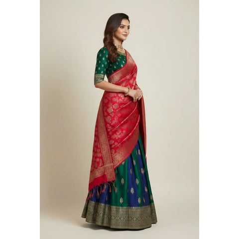 Banarasi Art Silk Dupatta - alternate view