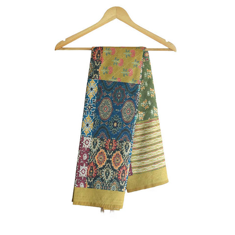 Assam Traditional Cotton Dupatta Multicolour 6 Hero