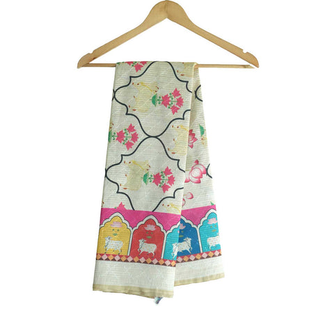 Assam Traditional Cotton Dupatta Multicolour 7 Hero