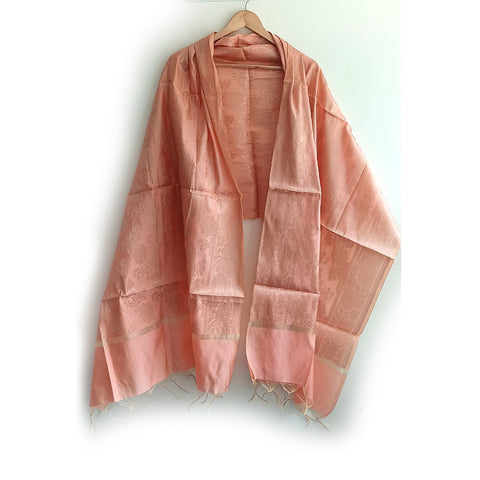 India Scarves The Women's Art Silk Woven Banarasi Jacquard Dupatta