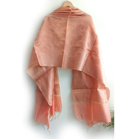 India Scarves The Women's Art Silk Woven Banarasi Jacquard Dupatta