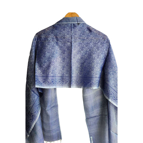 Contemporary Banarasi Silk Stole - Modern Design Size 55X180 Cm