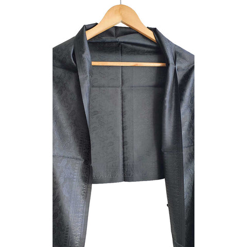 Contemporary Banarasi Silk Stole - Modern Design Size 55X180 Cm