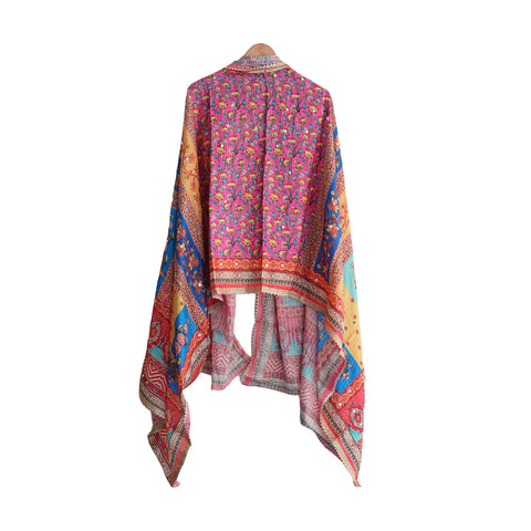 Pakistani Digital Printed Chinnon Dupatta With Heavy Mirror Work