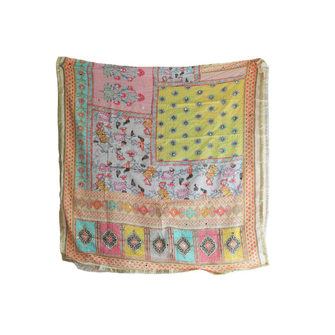 Pakistani Digital Printed Chinnon Dupatta With Heavy Mirror Work