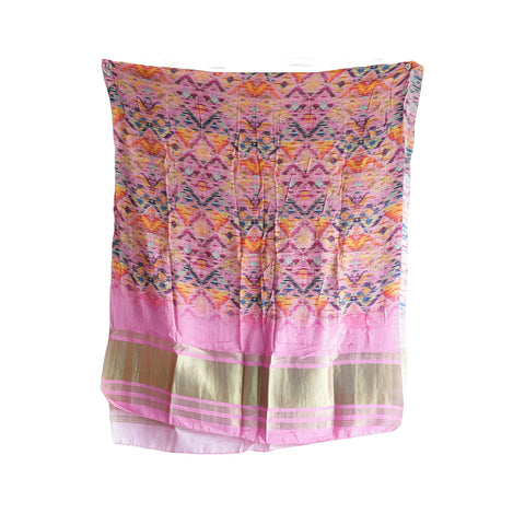 Semi Gaji Silk Bandhani Dupatta