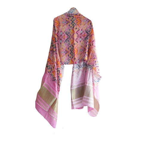 Semi Gaji Silk Bandhani Dupatta