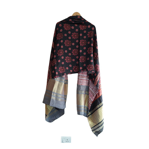 Semi Gaji Silk Bandhani Dupatta