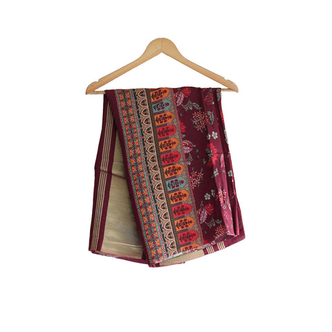 Semi Gaji Silk Bandhani Dupatta
