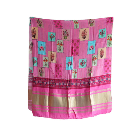 Semi Gaji Silk Bandhani Dupatta