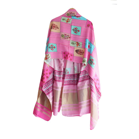 Semi Gaji Silk Bandhani Dupatta