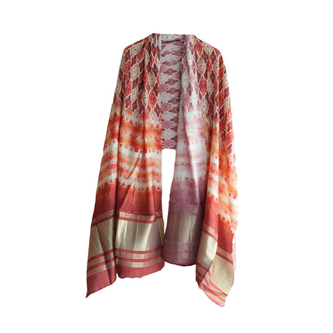 Semi Gaji Silk Bandhani Dupatta