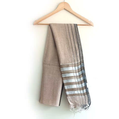 Women's Bastar Pure Kosa Silk Tassels Stole