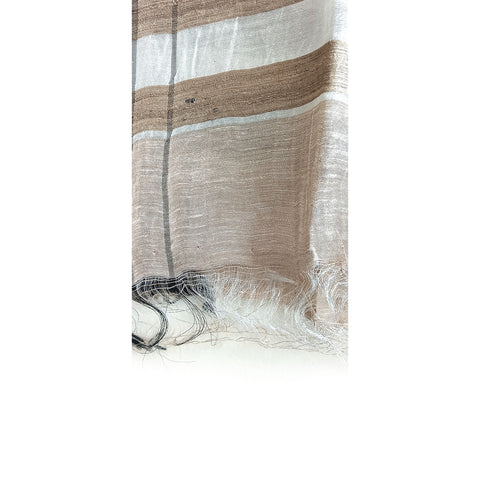 Women's Bastar Pure Kosa Silk Tassels Stole