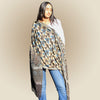 Linen Cotton Ajrak Print Dupatta: Traditional Indian Scarf Shawl Wrap