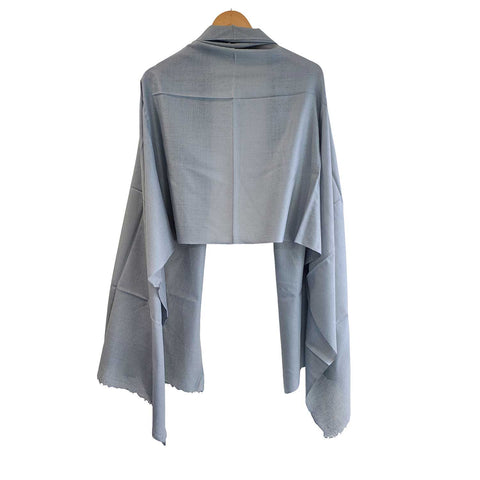 Earthy Elegance Embroidered Wool Stole | ISMSW01 | Artisan Winter Wrap