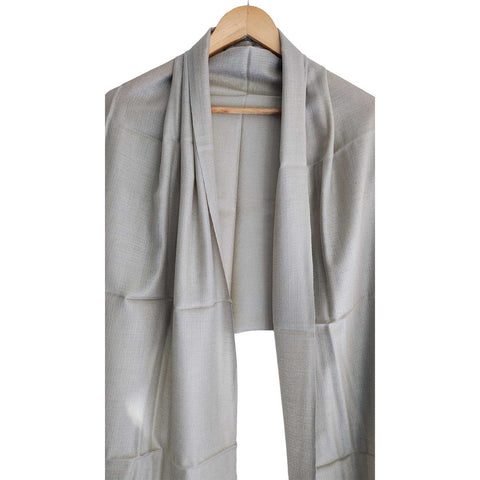 Earthy Elegance Embroidered Wool Stole | ISMSW02 | Artisan Winter Wrap