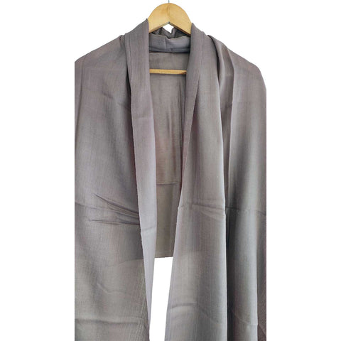 Earthy Elegance Embroidered Wool Stole | ISMSW03 | Artisan Winter Wrap